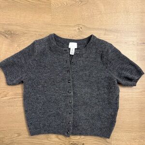 H&M Charcoal Knit Cardigan